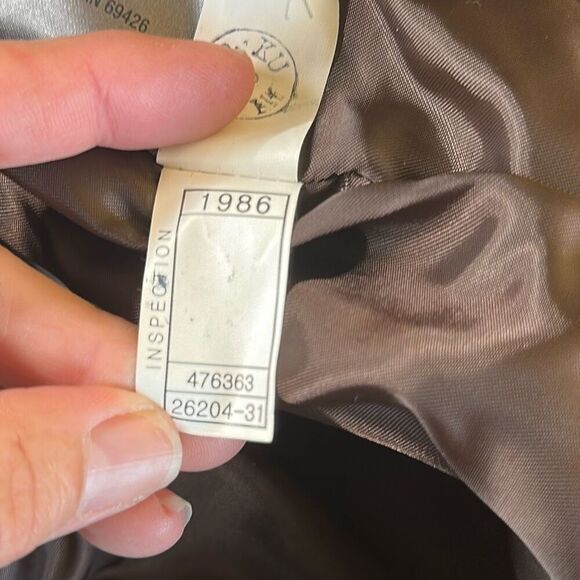 NEW Vintage 80s Wilsons Leather Thinsulate Lining Belted Jacket Coat XL Burgundy - Picture 12 of 13